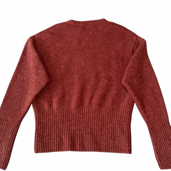 Zara Harry Lambert Intarsia Bunny Rabbit Sweater L Alpaca Wool Blend Unisex NWT - Picture 3 of 11